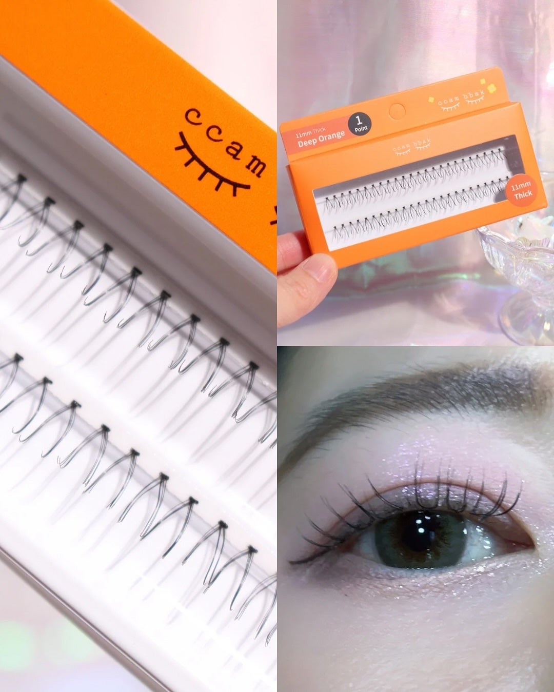 部分用つけまつげ Deep Pink 9mm/CCAM BBAK/つけまつげを使ったクチコミ(9枚目)
