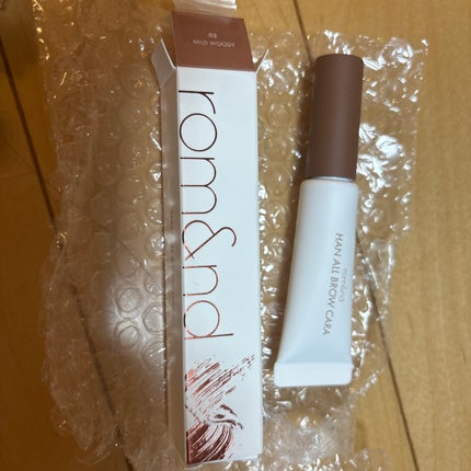 ハンオールブロウカラ/rom&nd/眉マスカラを使ったクチコミ(1枚目)