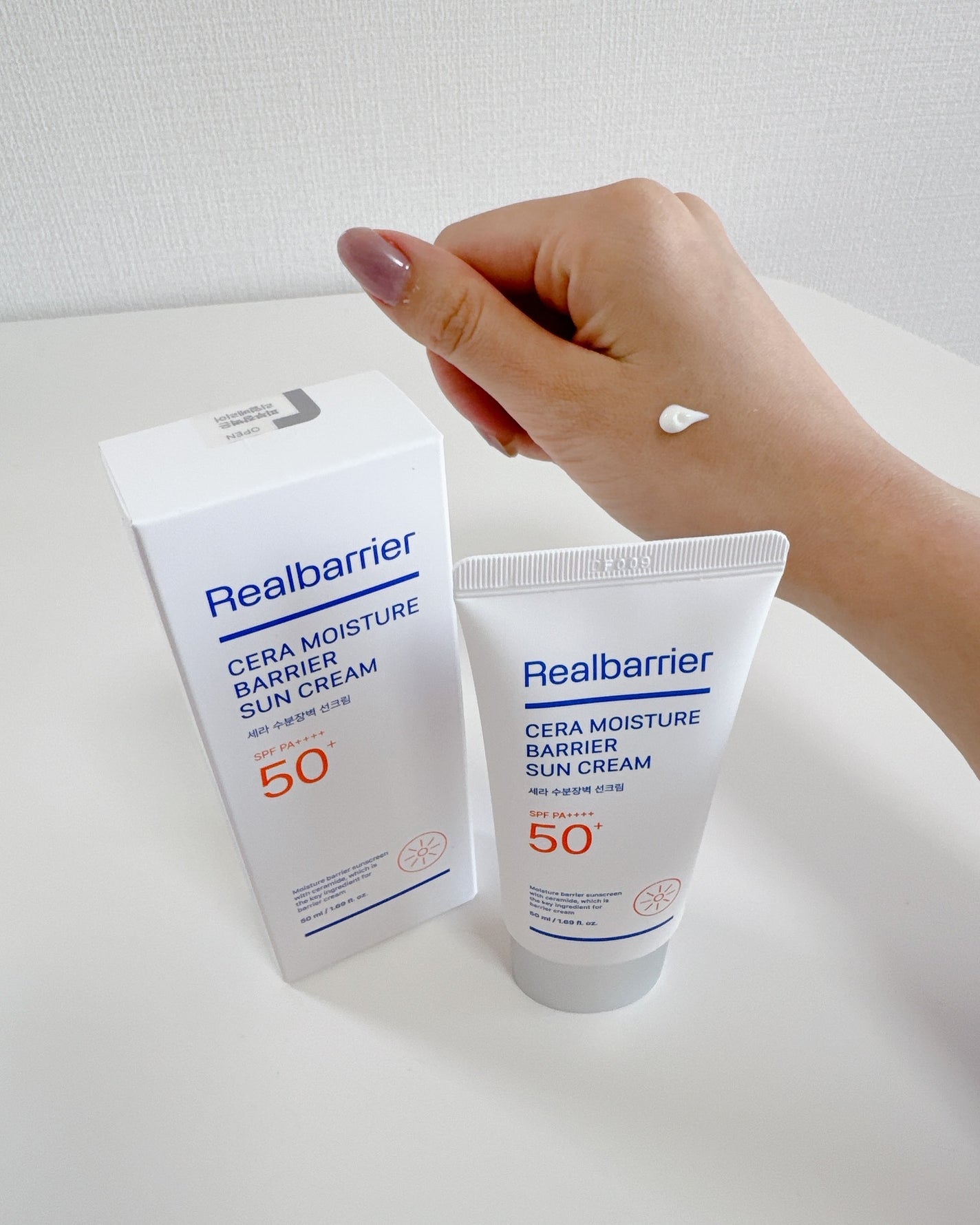 セラ水分バリア日焼け止め/Real Barrier/日焼け止めクリームを使ったクチコミ(4枚目)