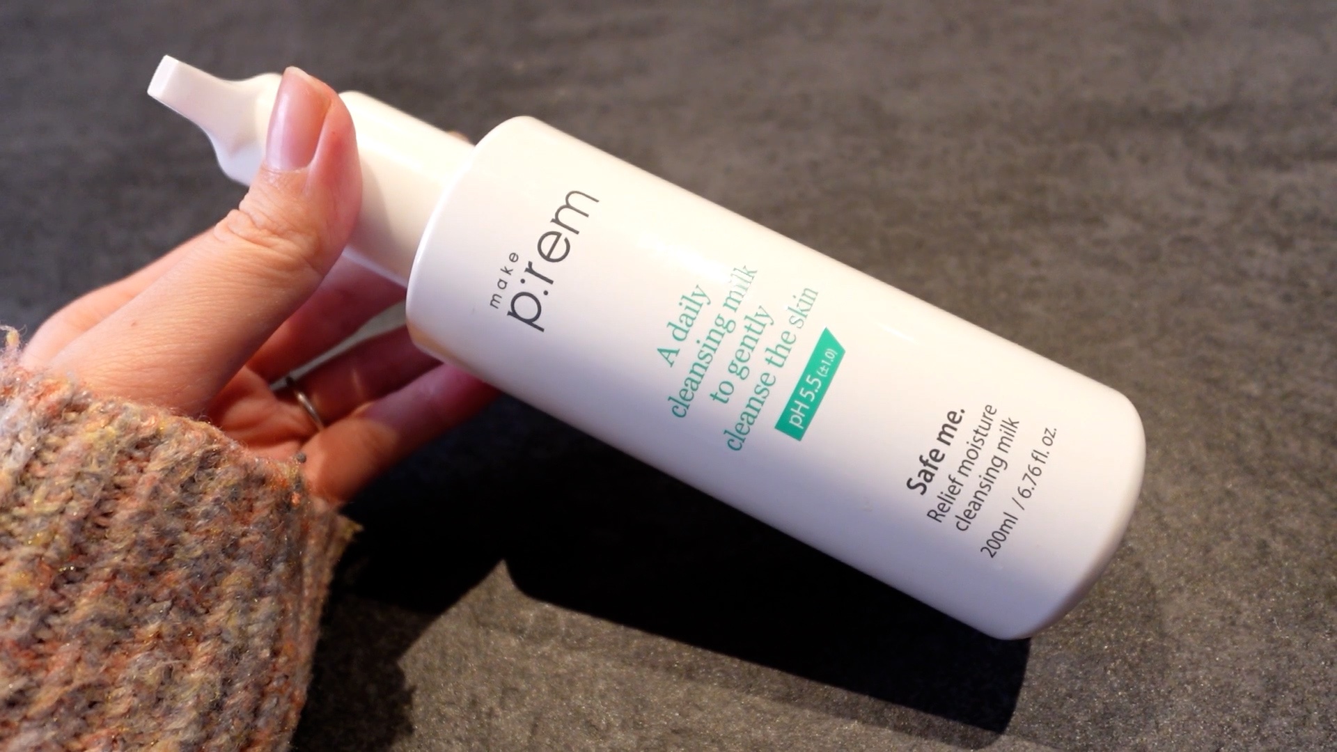 セーフミー リリーフモイスチャー クレンジングミルク /make prem/ミルククレンジングを使ったクチコミ（3枚目）