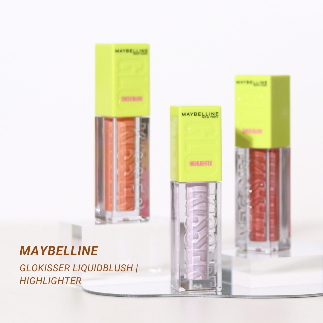 グローキッサー チークブラッシュ／グローキッサー ハイライター/MAYBELLINE NEW YORK/リキッドチークを使ったクチコミ（1枚目）