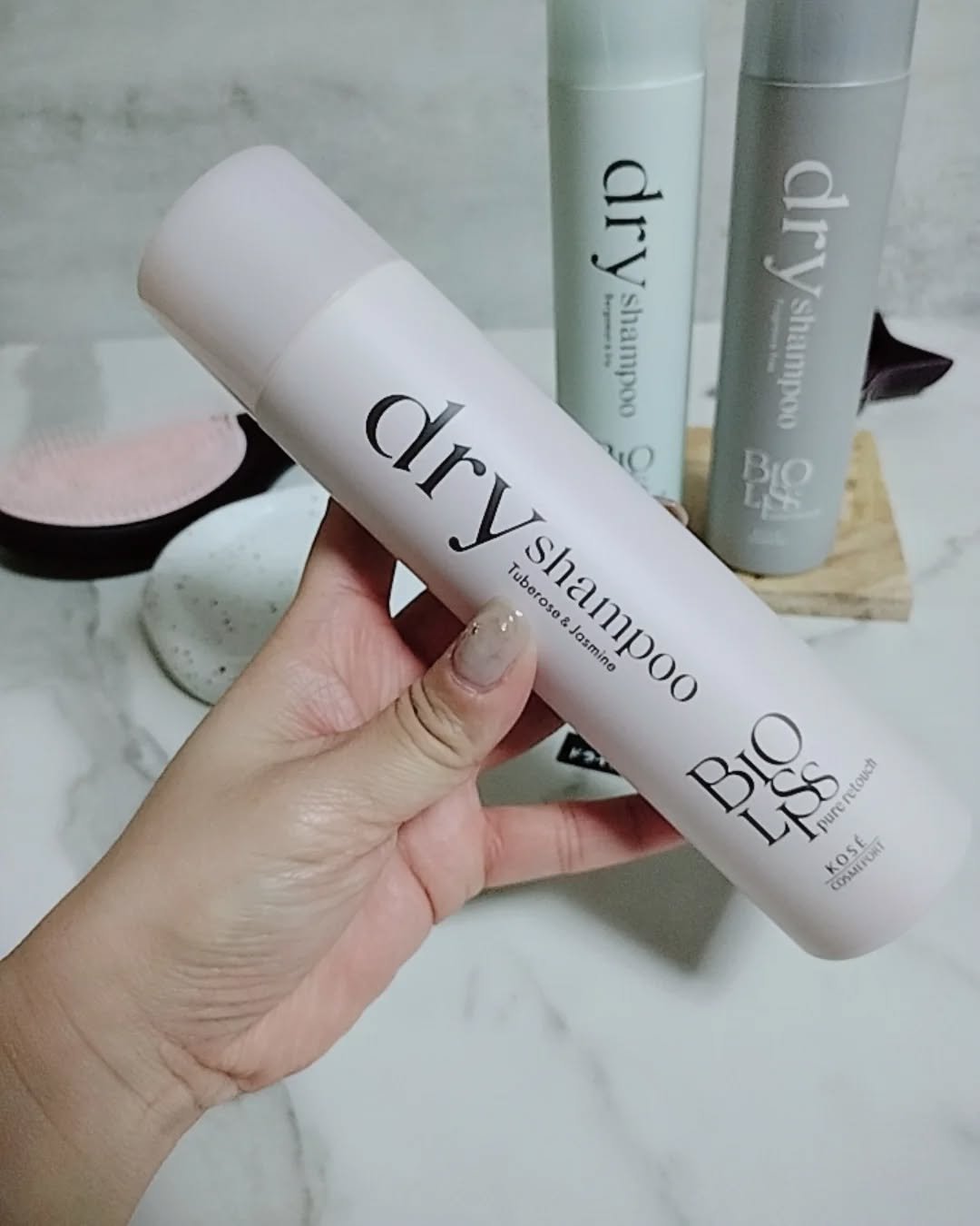 SS ビオリス ピュアレタッチ ドライシャンプー （チュベローズ＆ジャスミンの香り）/SSビオリス/ドライシャンプーを使ったクチコミ（2枚目）