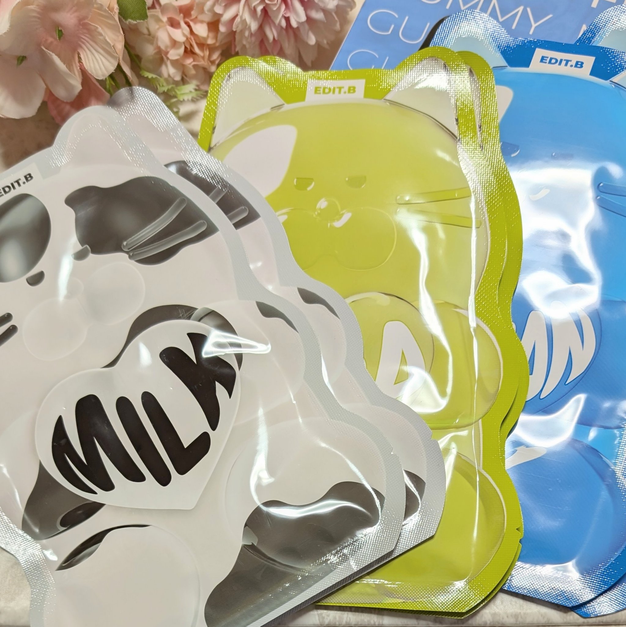 ウォータープルグミマスク/EDIT.B/シートマスク・パックを使ったクチコミ（3枚目）