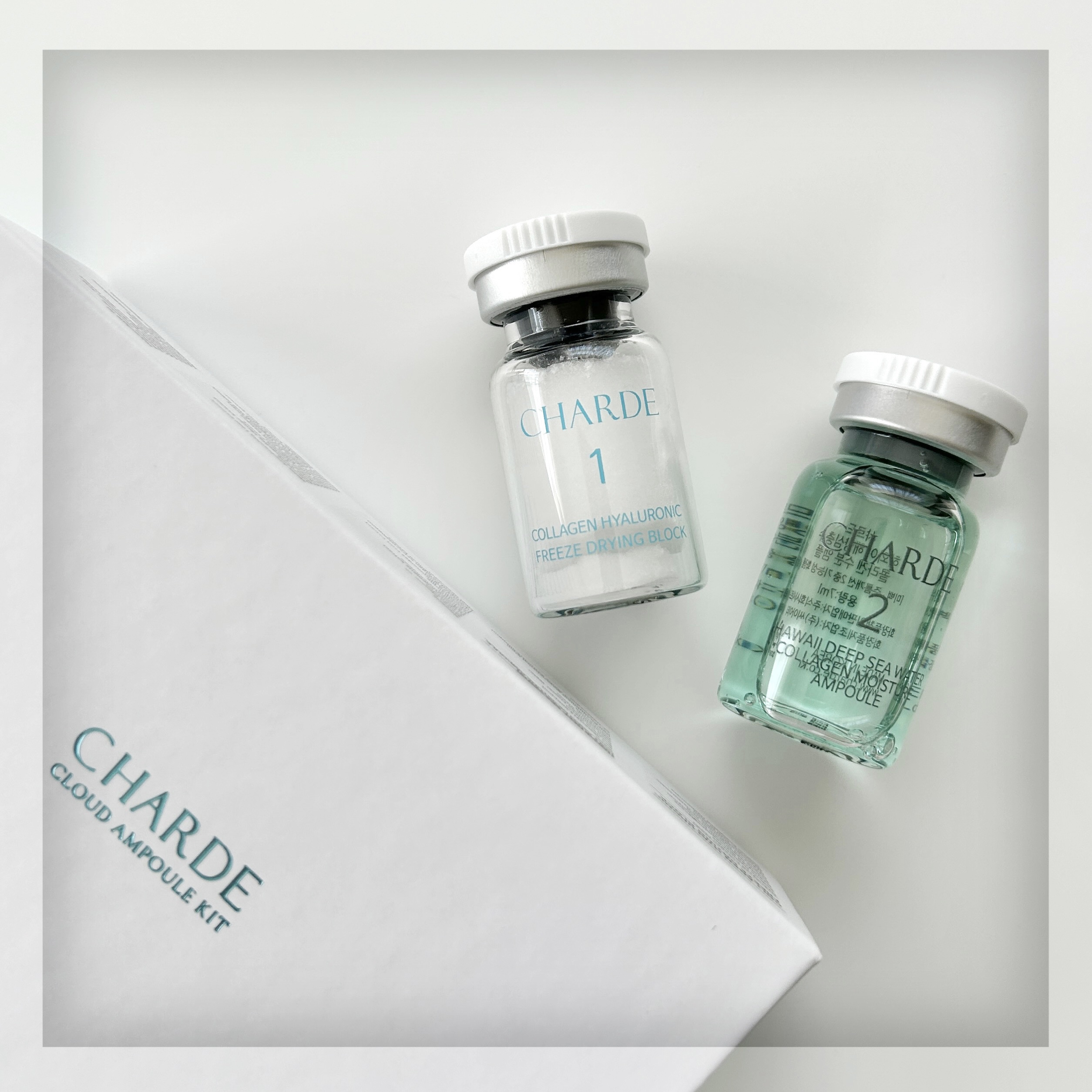 クラウドアンプル 1week キット/CHARDE/美容液を使ったクチコミ（1枚目）