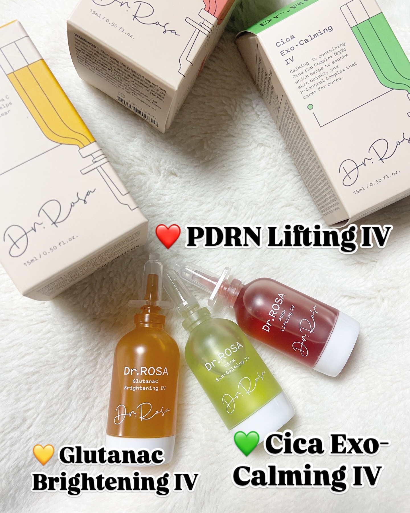 Dr.ROSA IV アンプル3種セット/Dr.ROSA/スキンケアキットを使ったクチコミ（3枚目）