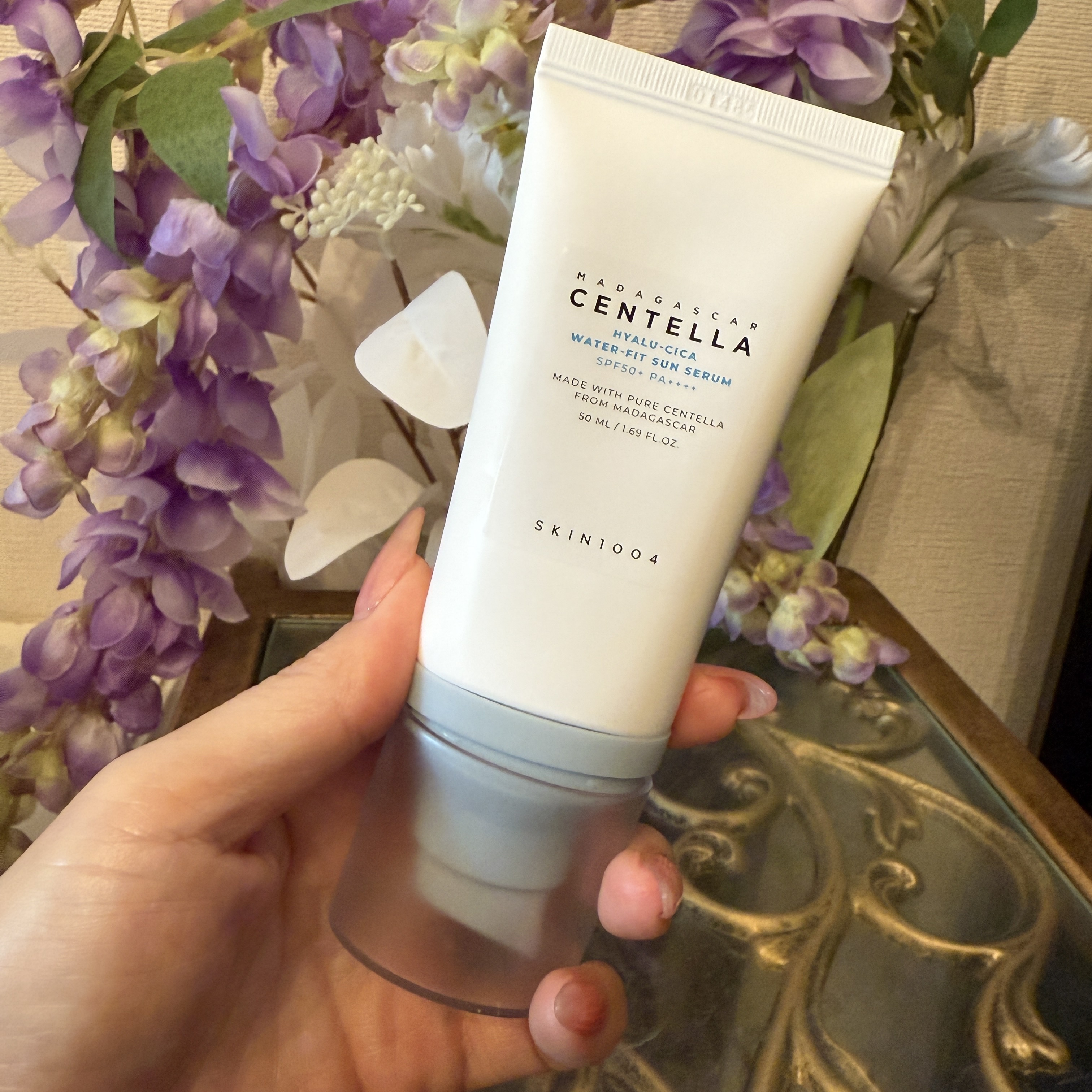 ヒアルーシカ ウォーターフィット サンセラム/SKIN1004/日焼け止めローションを使ったクチコミ（1枚目）