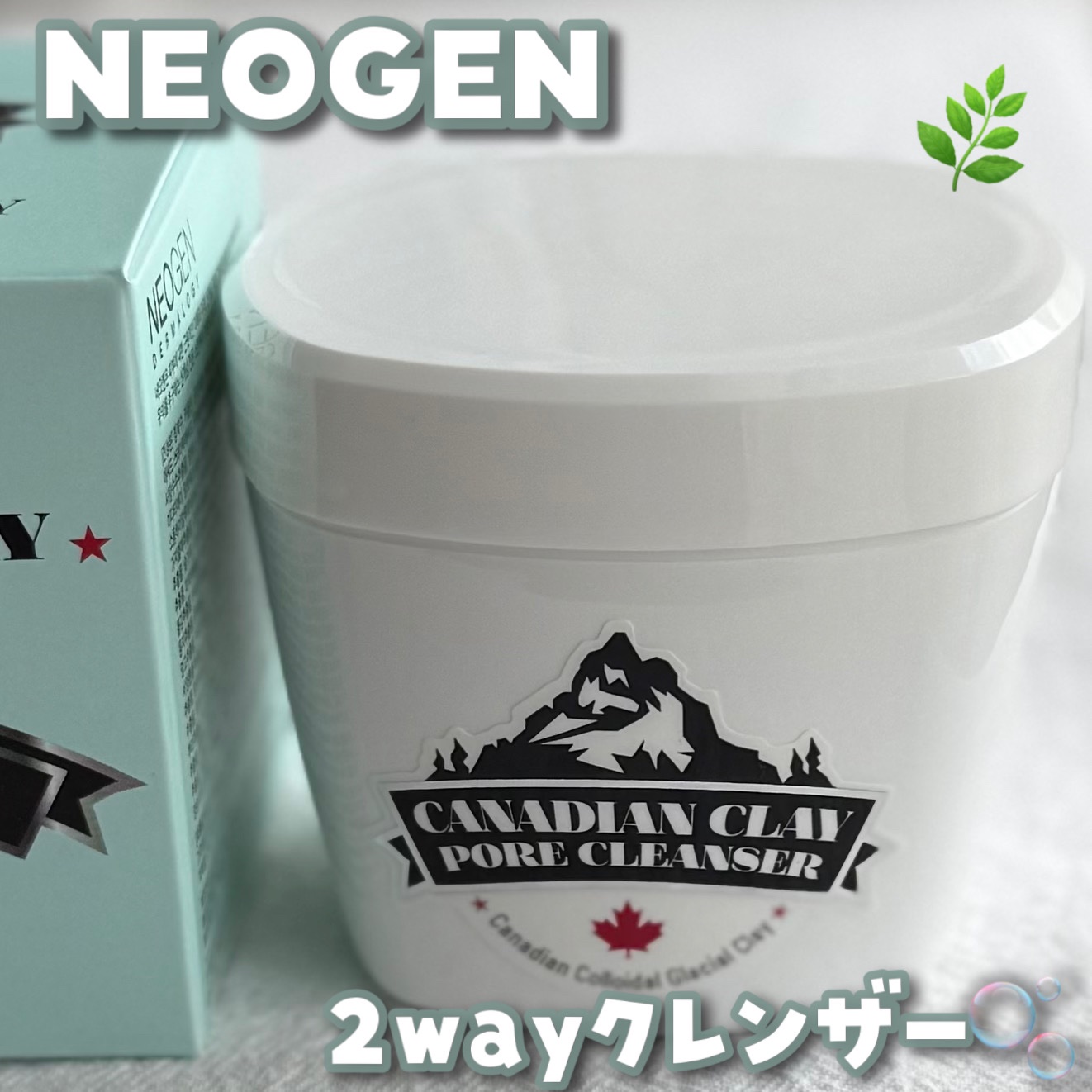 カナディアンクレイ ポア クレンザー/NEOGEN/洗い流すパック・マスクを使ったクチコミ（1枚目）