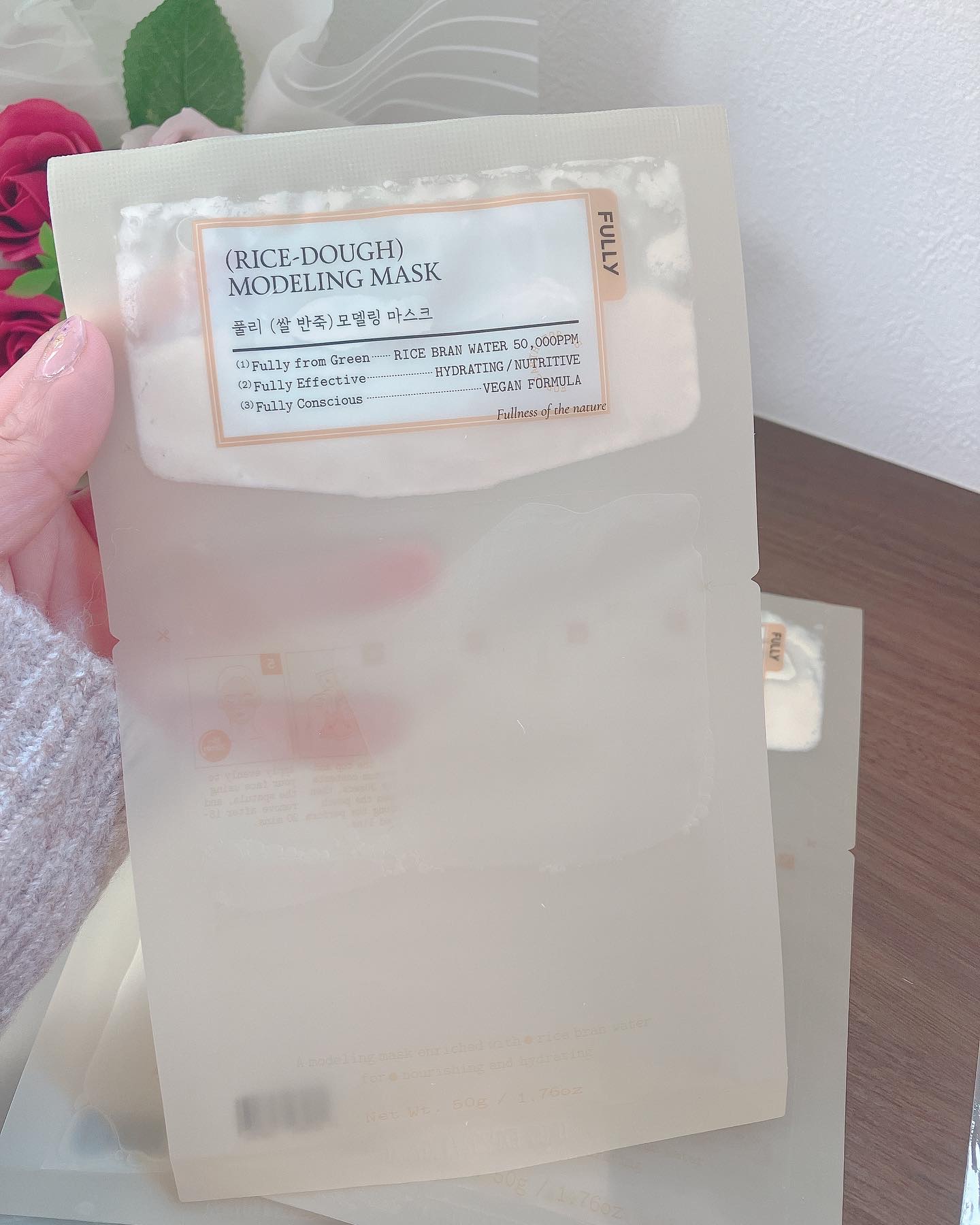 米モデリングマスク/FULLY/シートマスク・パックを使ったクチコミ（2枚目）