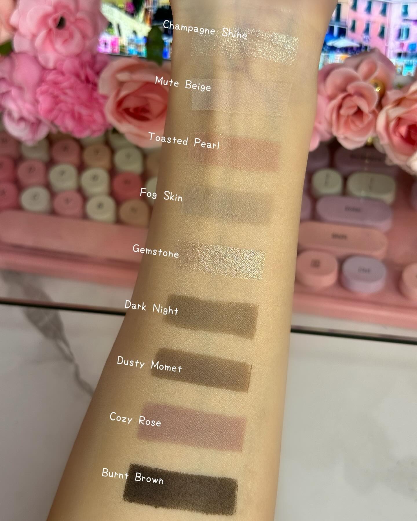 KEYBO FALL IN LOVE SHADOW PALETTE/keybo/アイシャドウパレットを使ったクチコミ（3枚目）