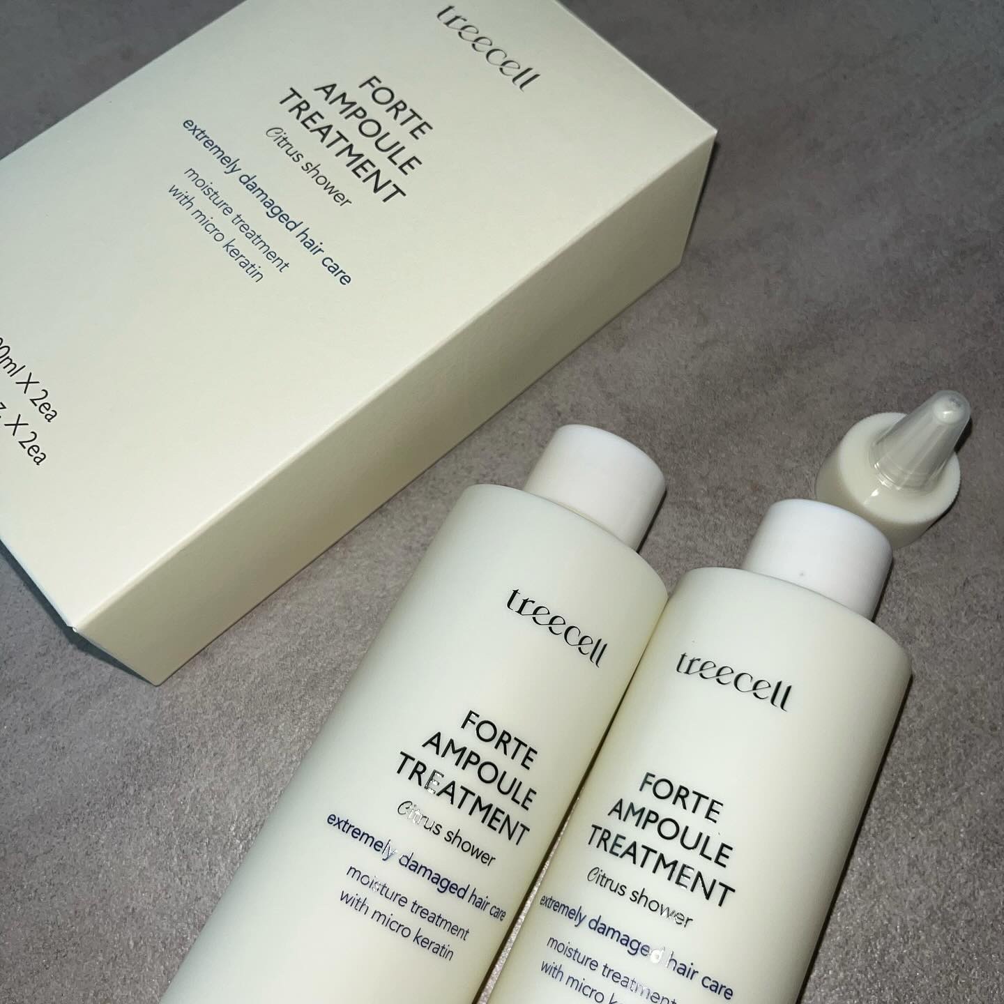 フォルテ アンプル トリートメント/treecell/洗い流すヘアトリートメントを使ったクチコミ（3枚目）