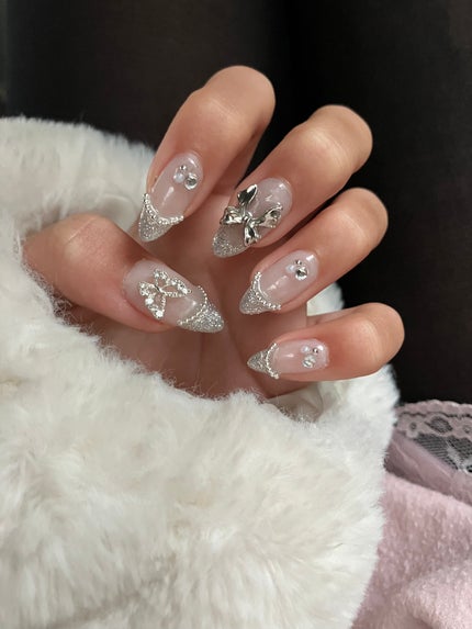 #中1ネイル,#フレンチネイル,#ネイルのネイルデザイン