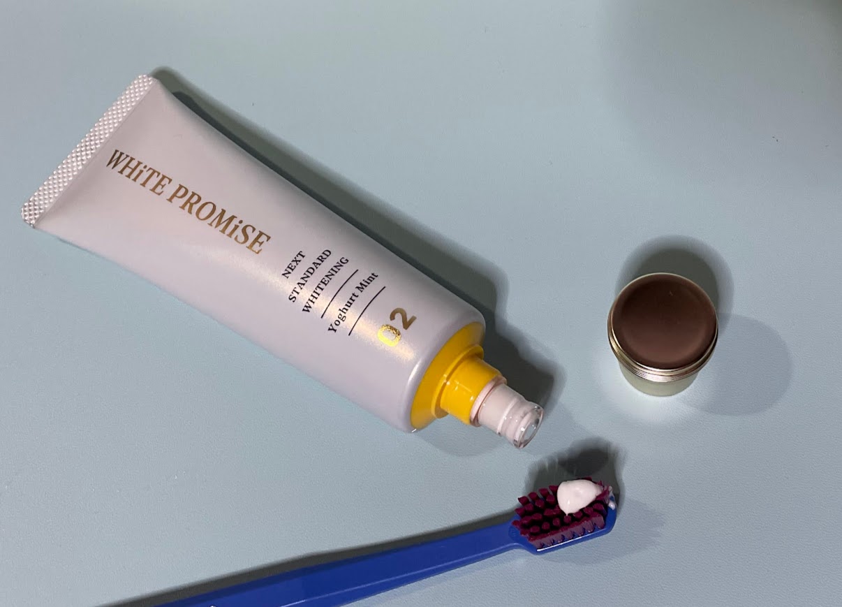 ホワイトプロミス  美白*＋むし歯予防*/WHiTE PROMiSE/歯磨き粉を使ったクチコミ（2枚目）