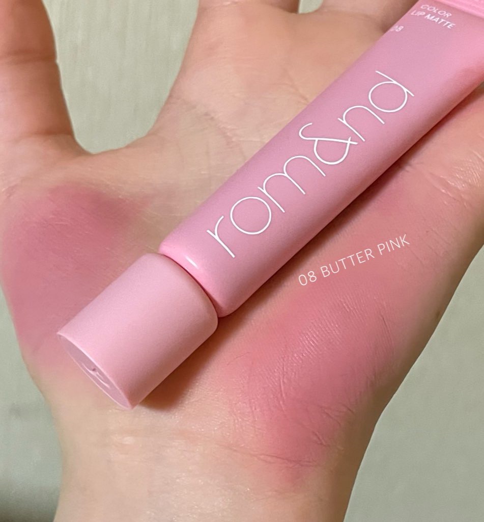 カラーリップマット/rom&nd/口紅を使ったクチコミ（3枚目）