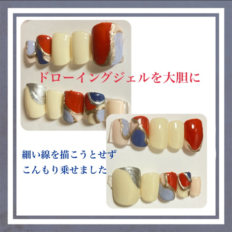 パル カラージェル/キャンドゥ/ジェルネイルを使ったクチコミ（2枚目）