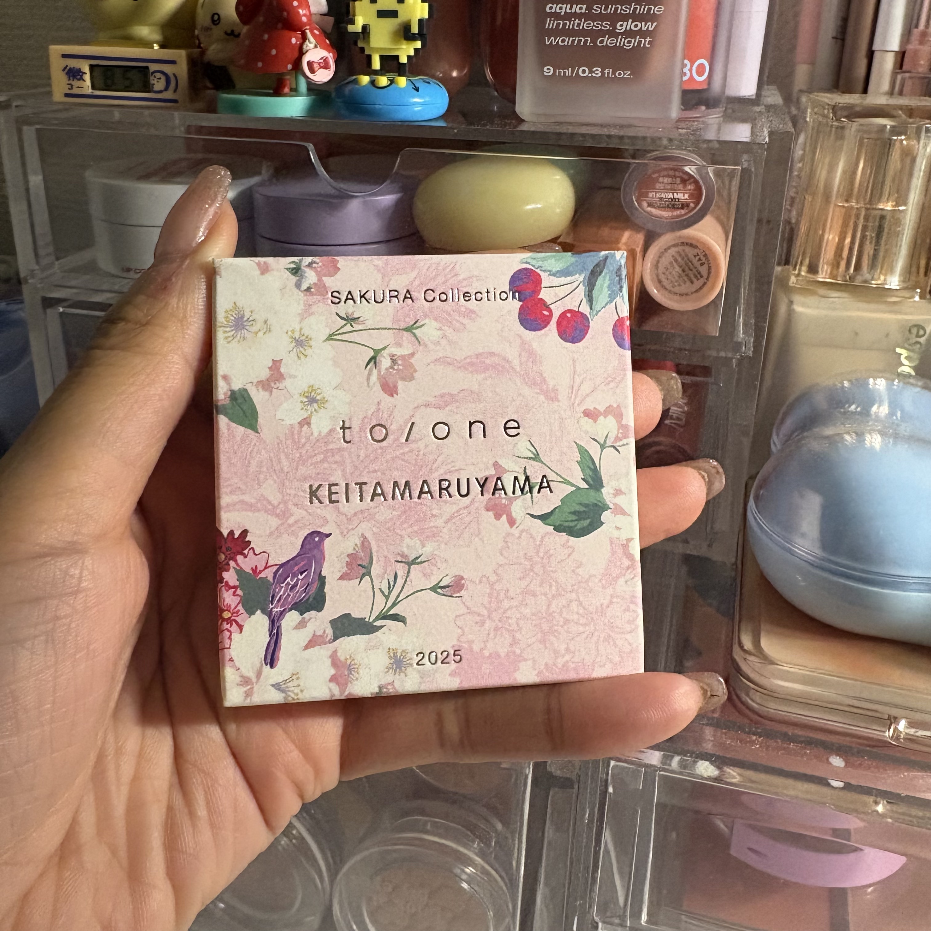 トーン ペタル フロート ブラッシュ EX08 First Bloom/to/one/パウダーチークを使ったクチコミ（1枚目）