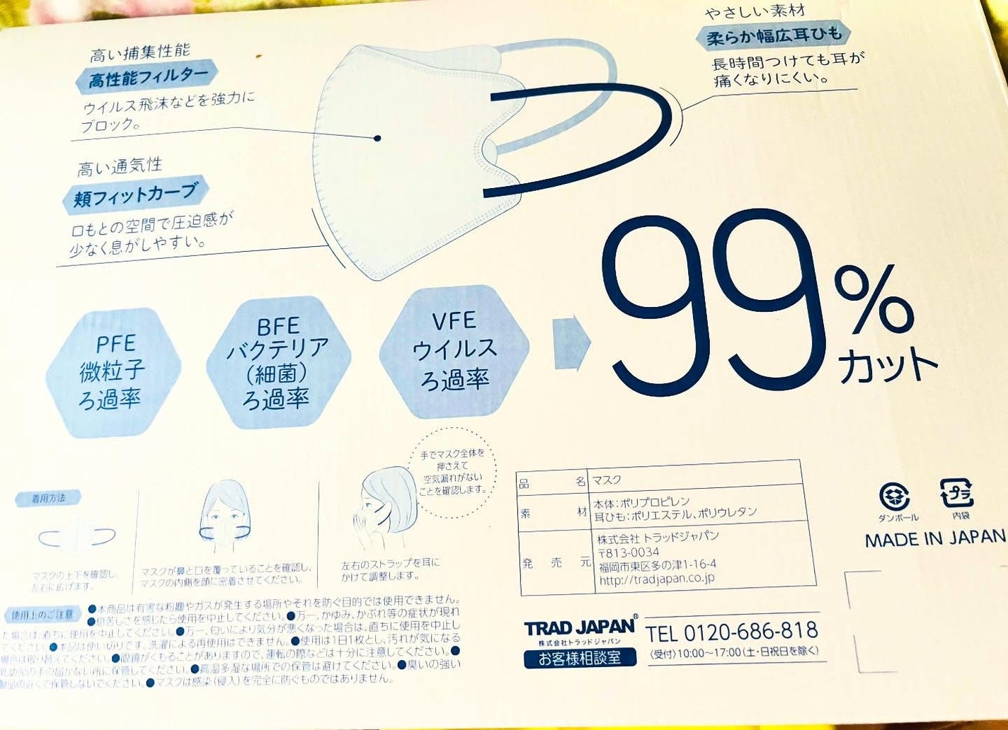 3Dマスク/TRAD JAPAN /マスクを使ったクチコミ(5枚目)