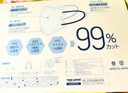 3Dマスク/TRAD JAPAN /マスクを使ったクチコミ(5枚目)