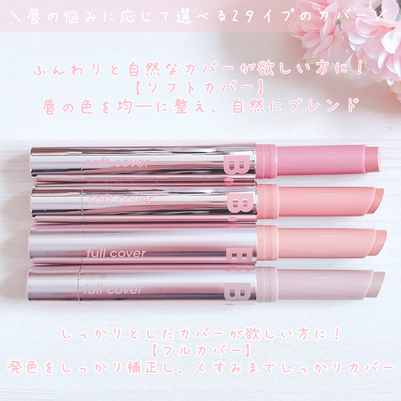 カバーリップベース/BANILA CO/リップライナーを使ったクチコミ（2枚目）