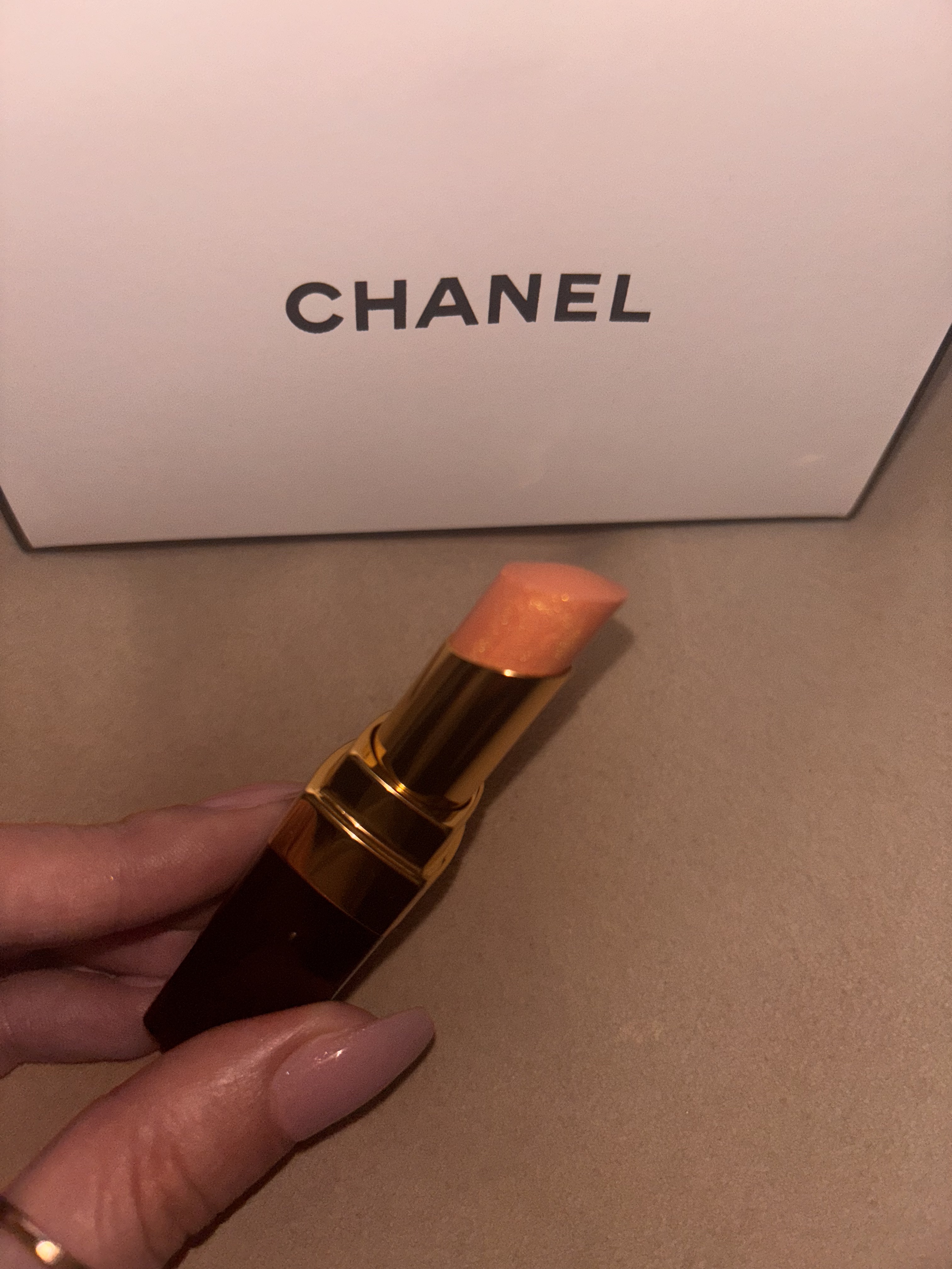 ルージュ ココ フラッシュ 270 ピーチー/CHANEL/口紅を使ったクチコミ（1枚目）