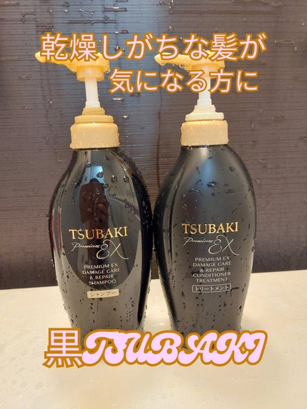 TSUBAKI プレミアムEX ダメージケア&リペア シャンプー/コンディショナートリートメント/TSUBAKI/シャンプー・コンディショナーを使ったクチコミ(1枚目)