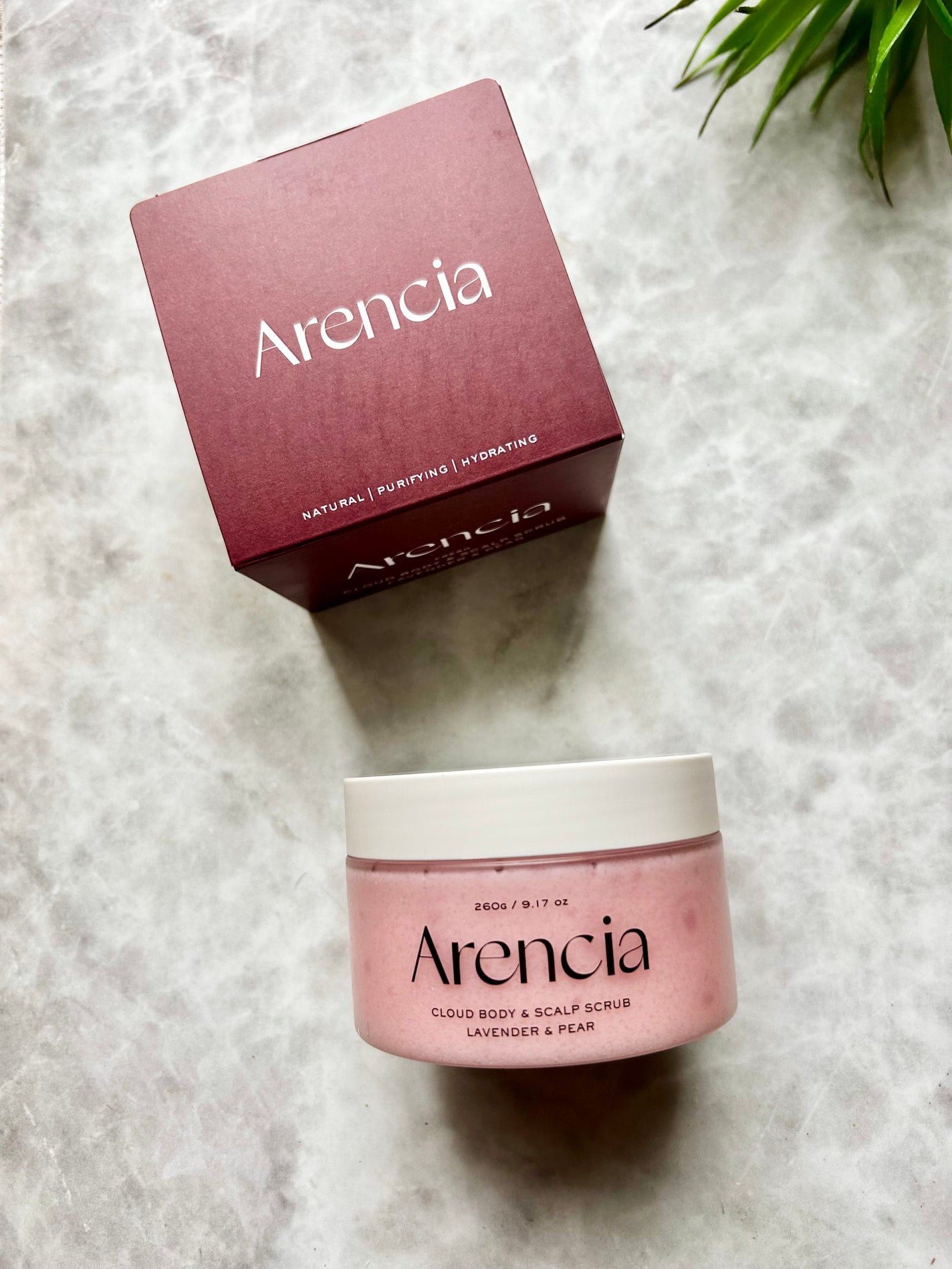 フレッシュクラウドスクラブ ラベンダー&ペア/アレンシア/ボディスクラブを使ったクチコミ(1枚目)