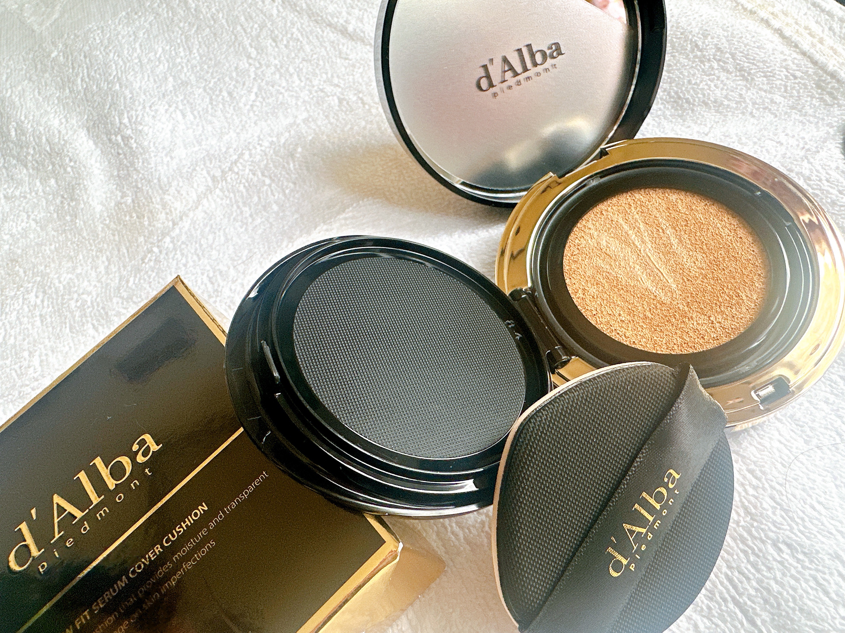 グロウフィットセラムカバークッション 23 ミディアムベージュ/ダルバ/クッションファンデーションを使ったクチコミ（3枚目）