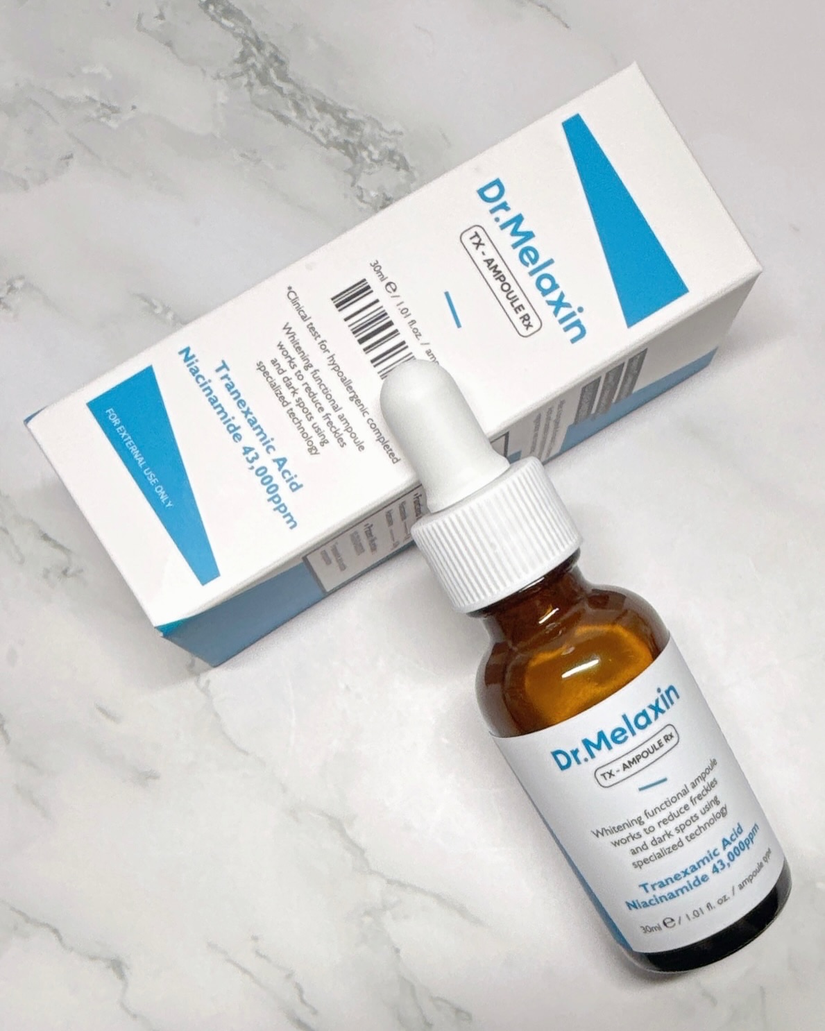 TXアンプルRX＋TXクリーム/Dr.Melaxin/スキンケアキットを使ったクチコミ（2枚目）