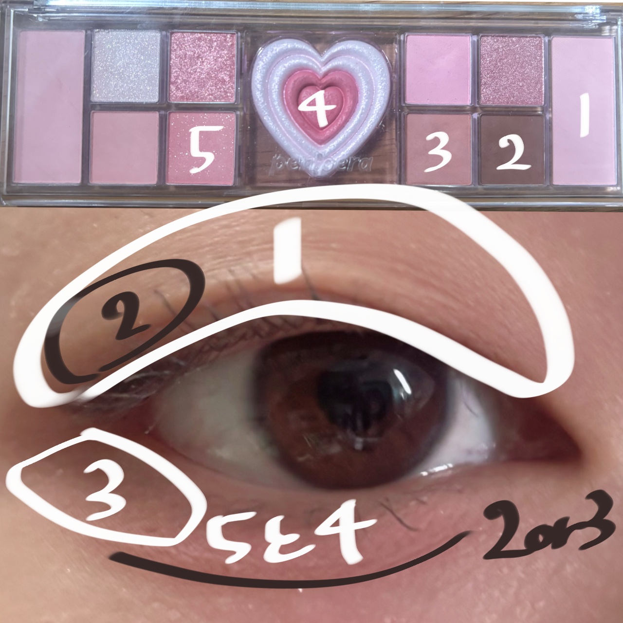 オールテイクムードライクパレット/PERIPERA/アイシャドウパレットを使ったクチコミ（2枚目）