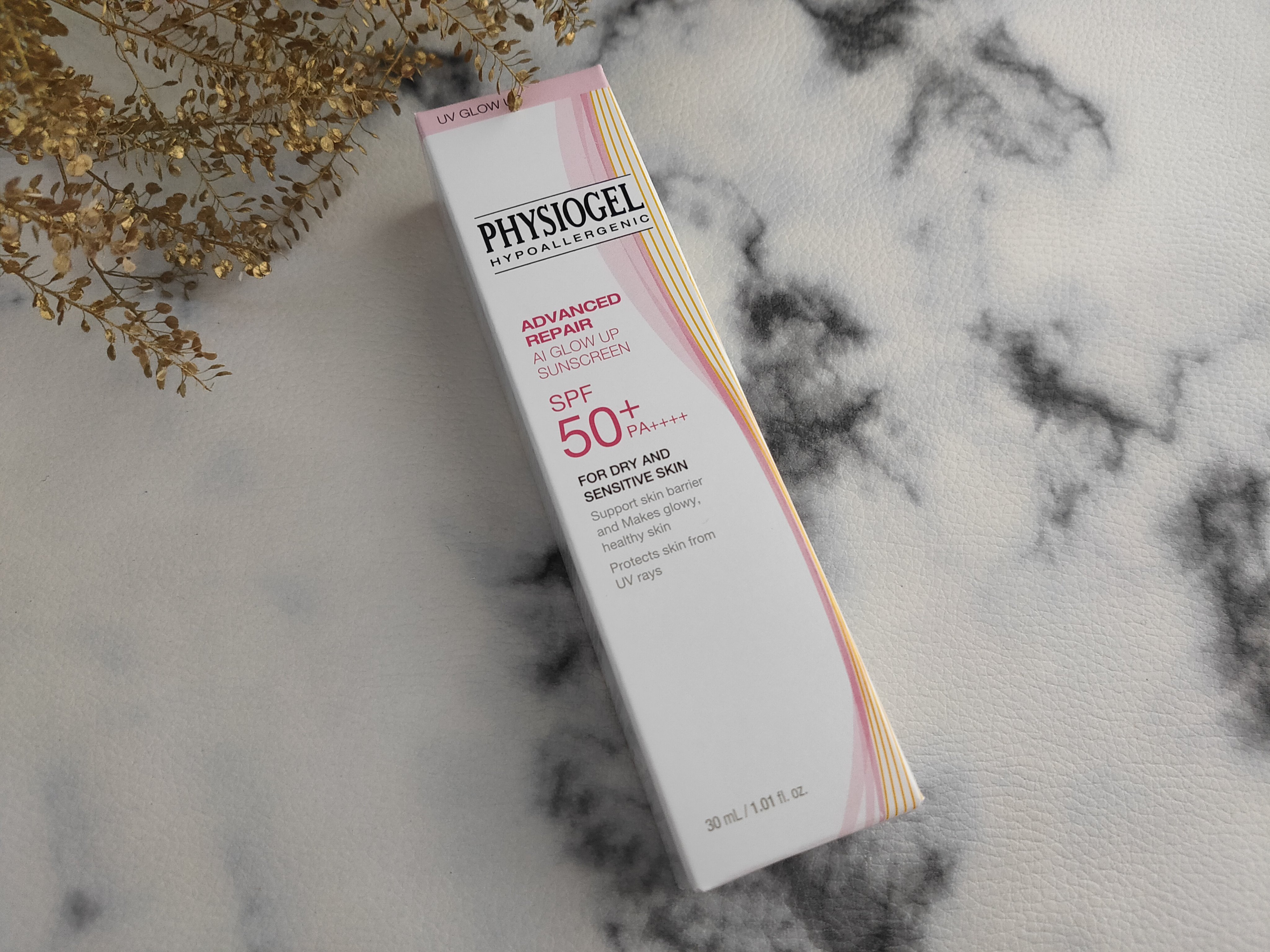 アドバンスドリペア　ＡＩグローアップ　サンスクリーン/PHYSIOGEL/日焼け止めクリームを使ったクチコミ（1枚目）