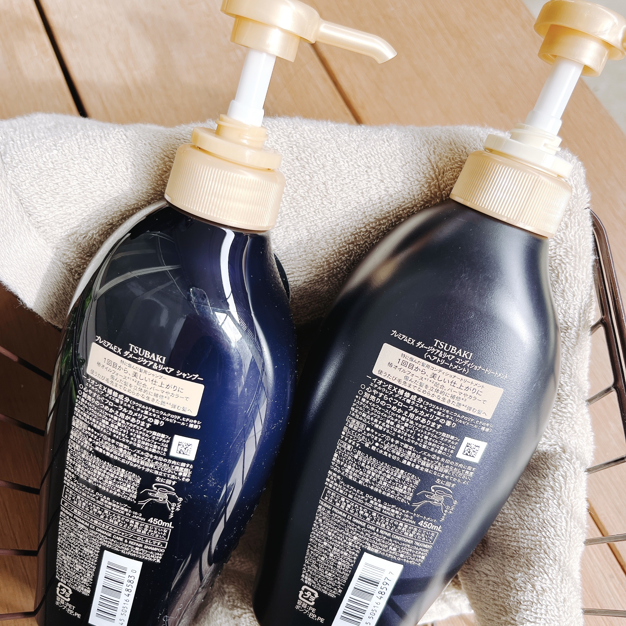 TSUBAKI プレミアムEX ダメージケア＆リペア シャンプー/コンディショナートリートメント/TSUBAKI/シャンプー・コンディショナーを使ったクチコミ（2枚目）