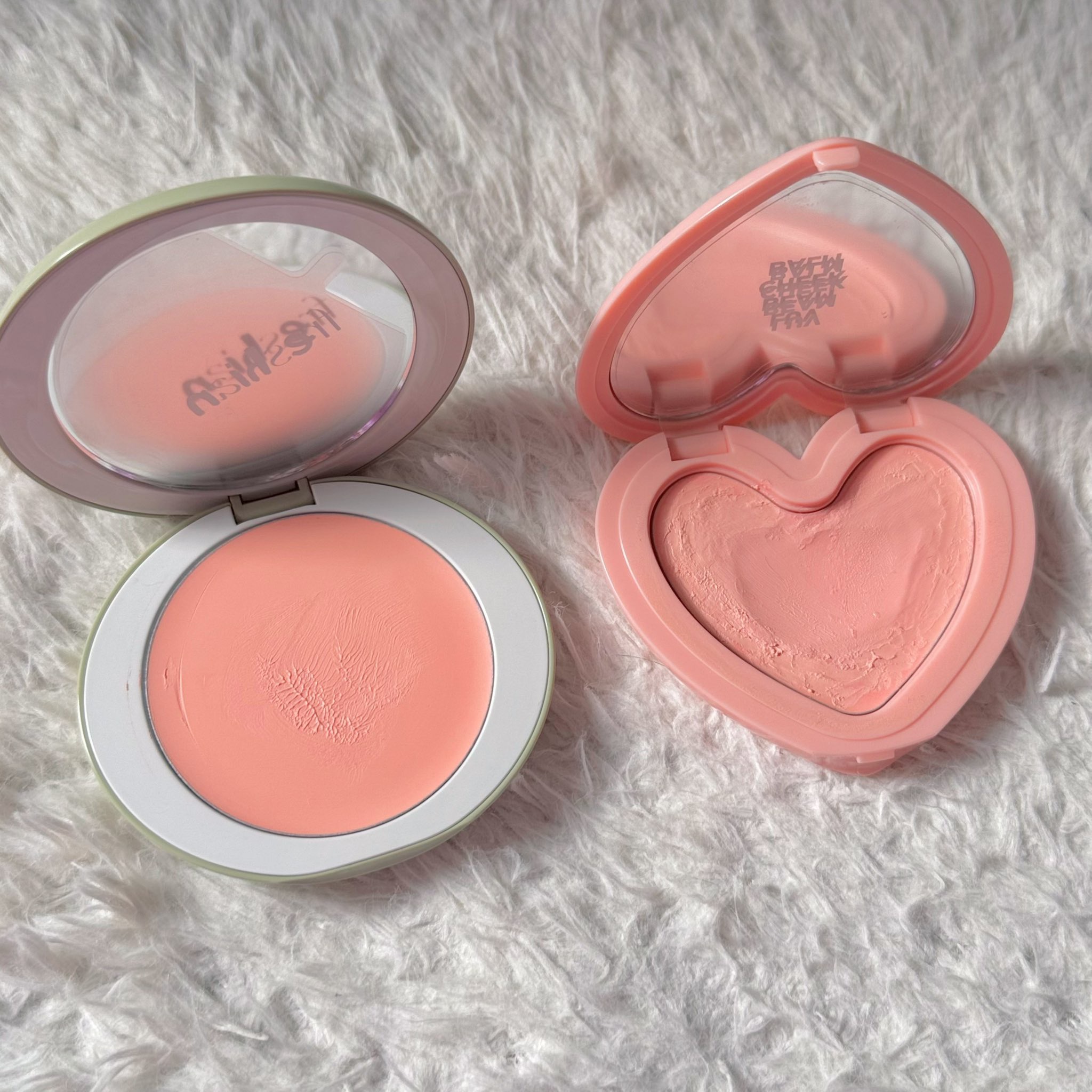 エッグライククリームブラッシャー/freshian/ジェル・クリームチークを使ったクチコミ（2枚目）