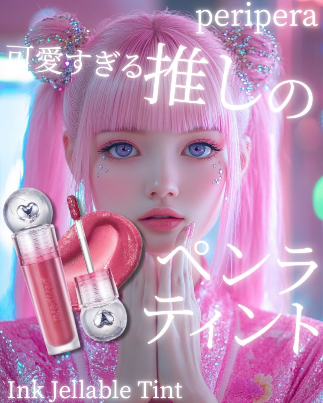 ペリペラ インク ジェラブル ティント/PERIPERA/リップティントを使ったクチコミ（1枚目）