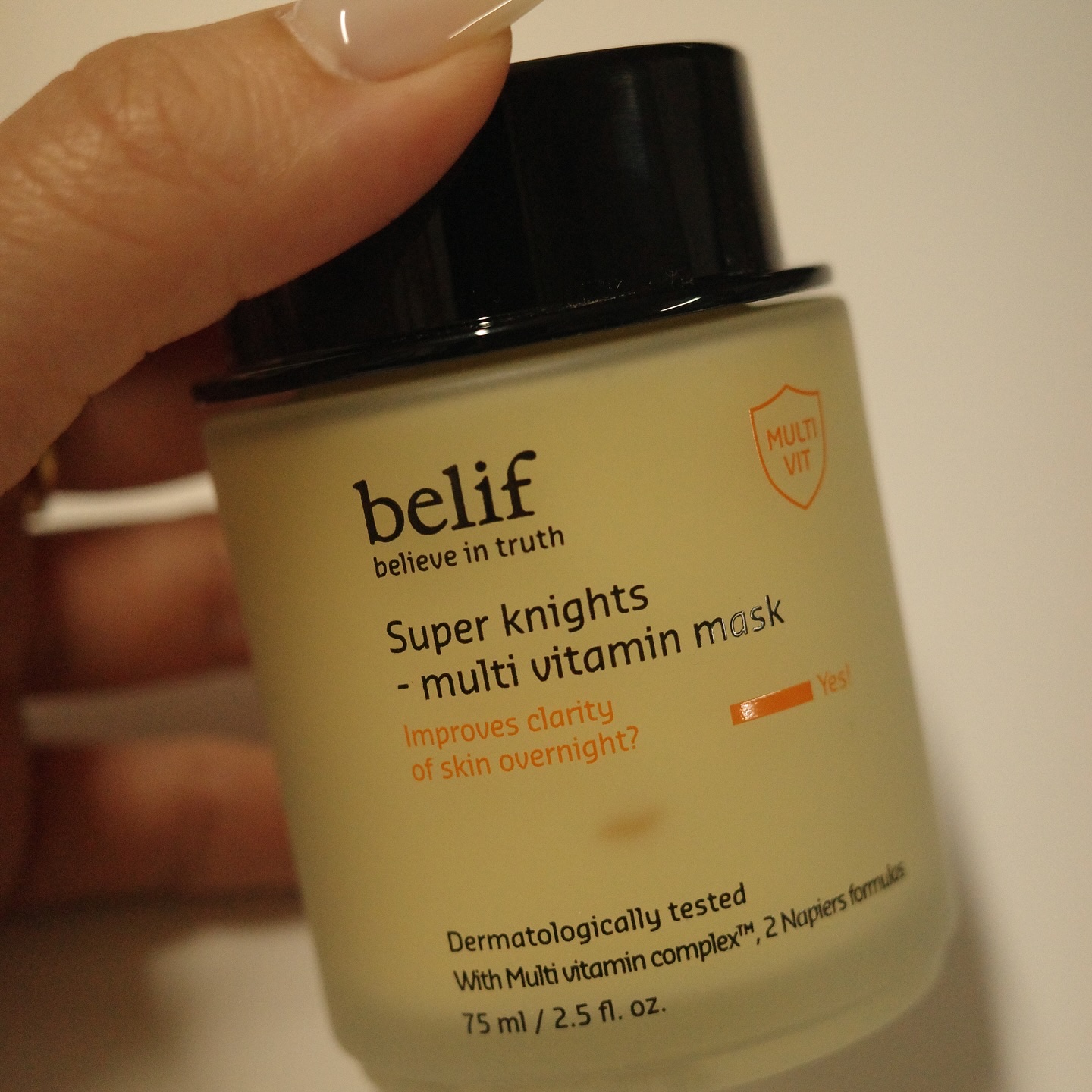 スーパーナイツ ビタミンマスク/belif/フェイスクリームを使ったクチコミ（1枚目）