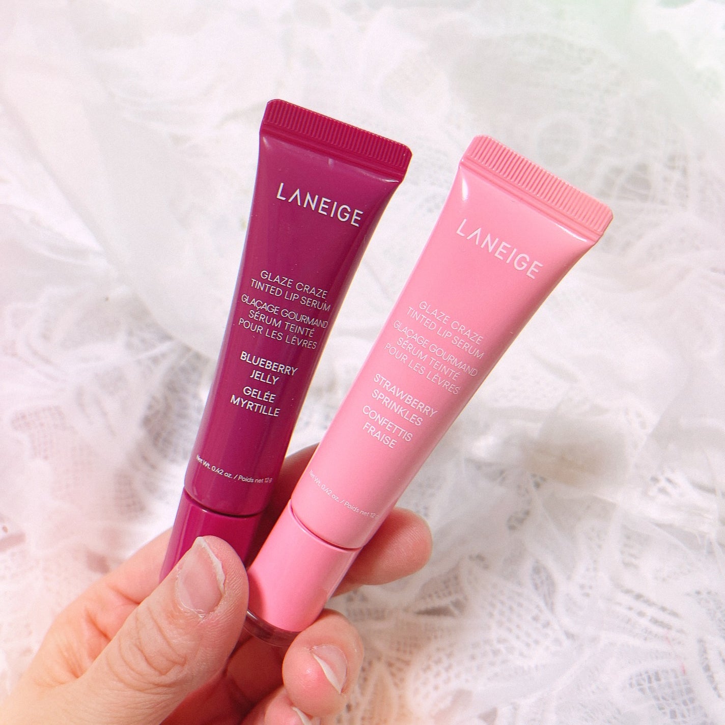 グレイズ ティントリップセラム/LANEIGE/リップ美容液を使ったクチコミ(2枚目)