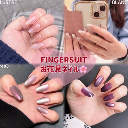 ネイルチップ(シールタイプ)/FINGER SUIT/ネイルチップ・パーツを使ったクチコミ(1枚目)