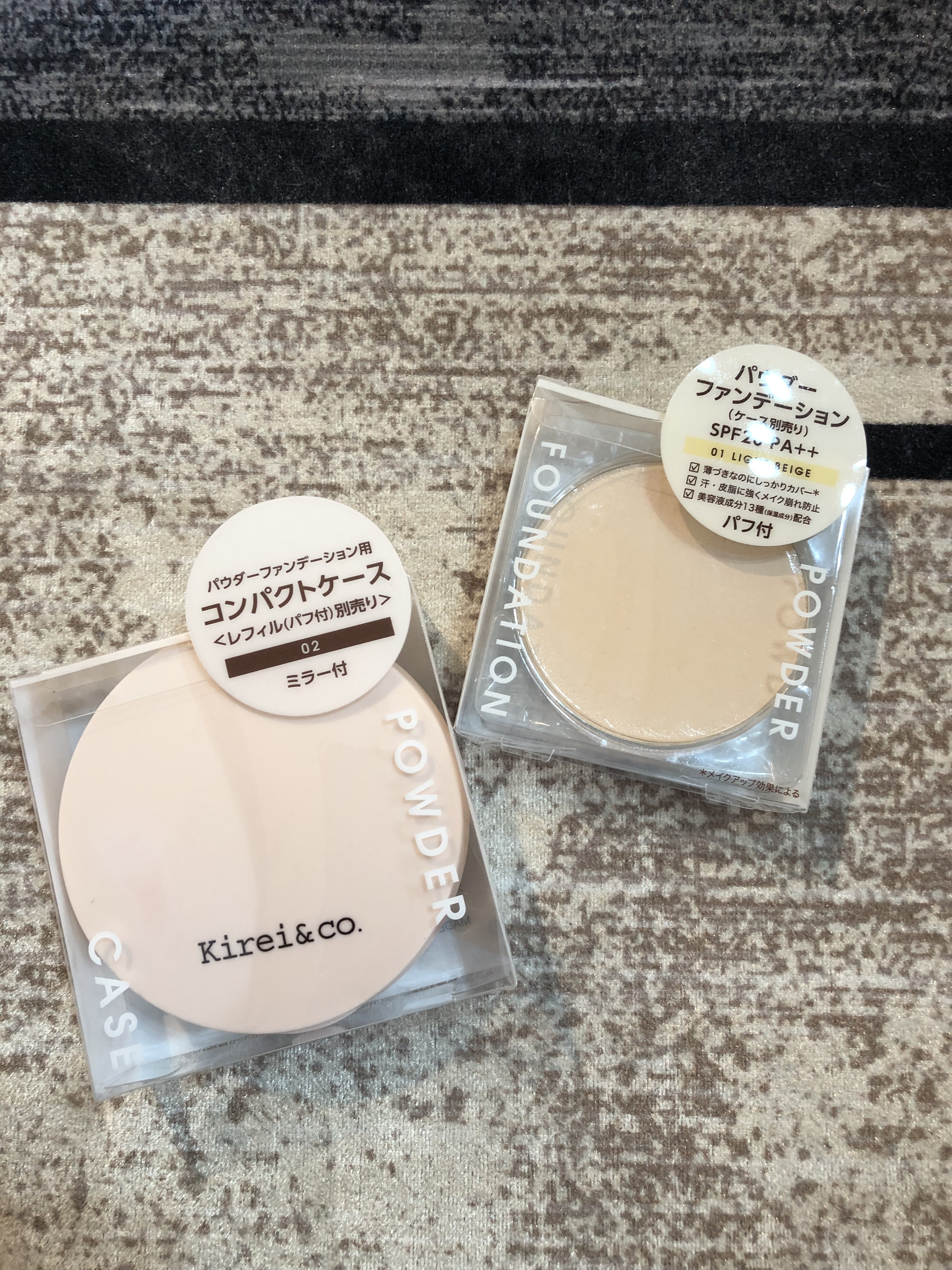パウダーファンデーション/Kirei&co./パウダーファンデーションを使ったクチコミ（1枚目）