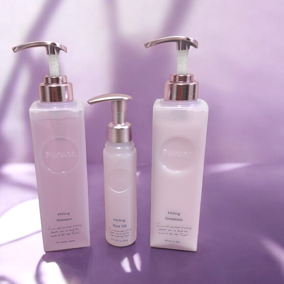 
◼︎ プルント ヴェーリング
シャンプー・トリートメント＋オイル

【美容室メーカーが366日かけて開発した、貯水ヴェール美容のぷるとぅるん髪】

とにかく良い香り！！
甘めで私にはドンピシャの香りでした😍
お気に入りのハイブラ香水に似