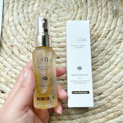 ダルバ ホワイトトリュフファーストスプレーセラム/ダルバ/ミスト状化粧水を使ったクチコミ(3枚目)