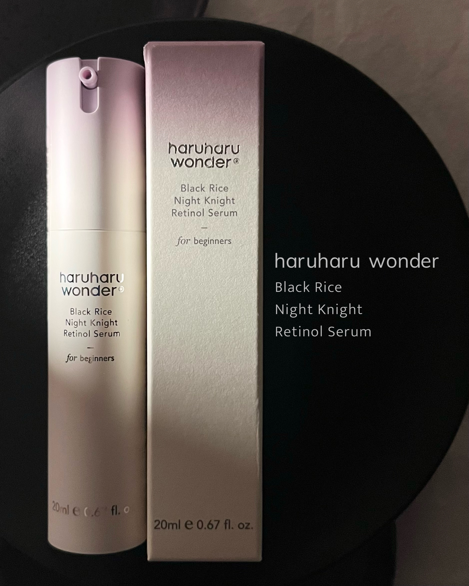 ブラックライスナイトナイトレチノールセラム/haruharu wonder/美容液を使ったクチコミ（2枚目）