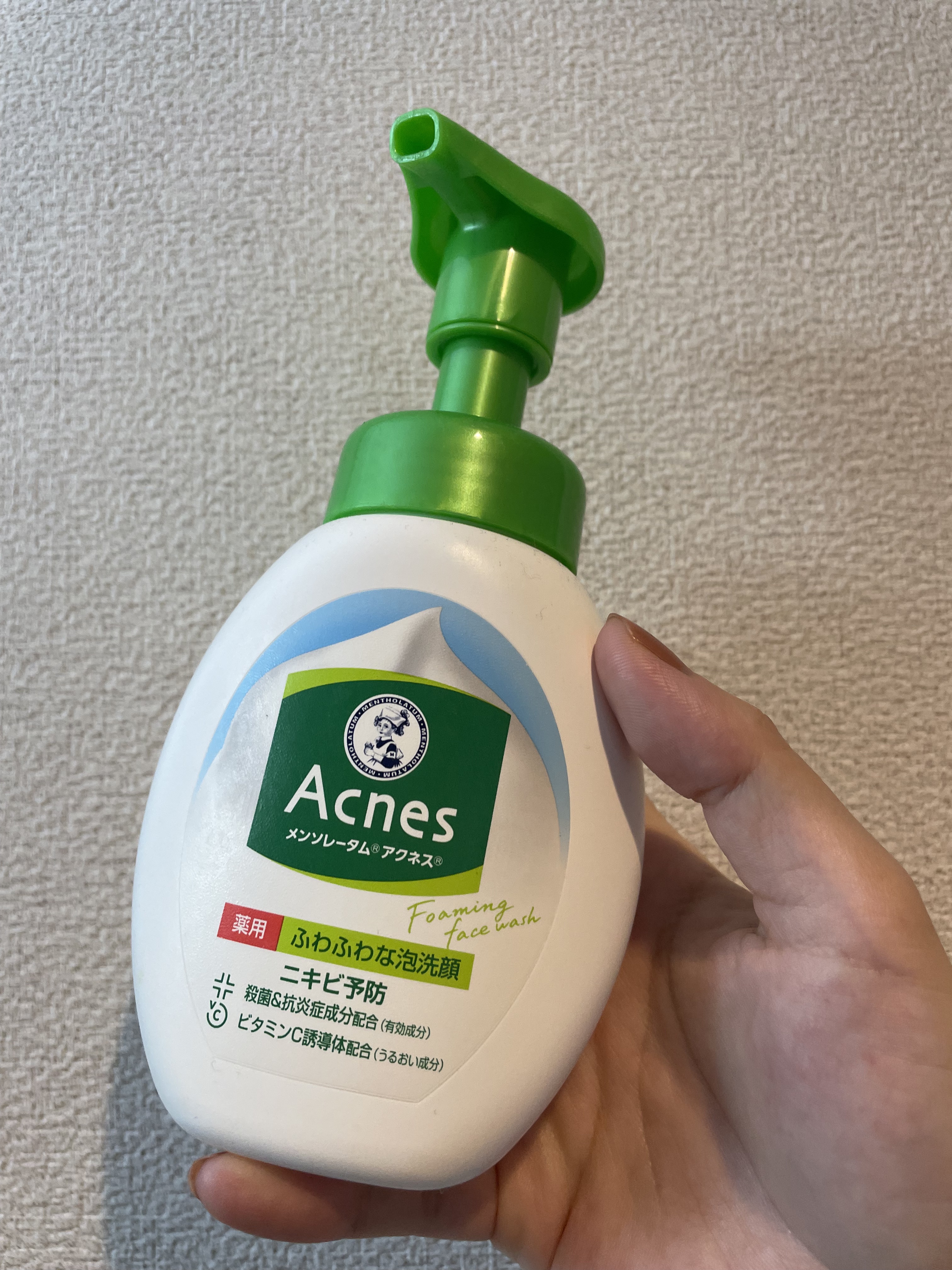 薬用ふわふわな泡洗顔/メンソレータム アクネス/泡洗顔を使ったクチコミ（1枚目）