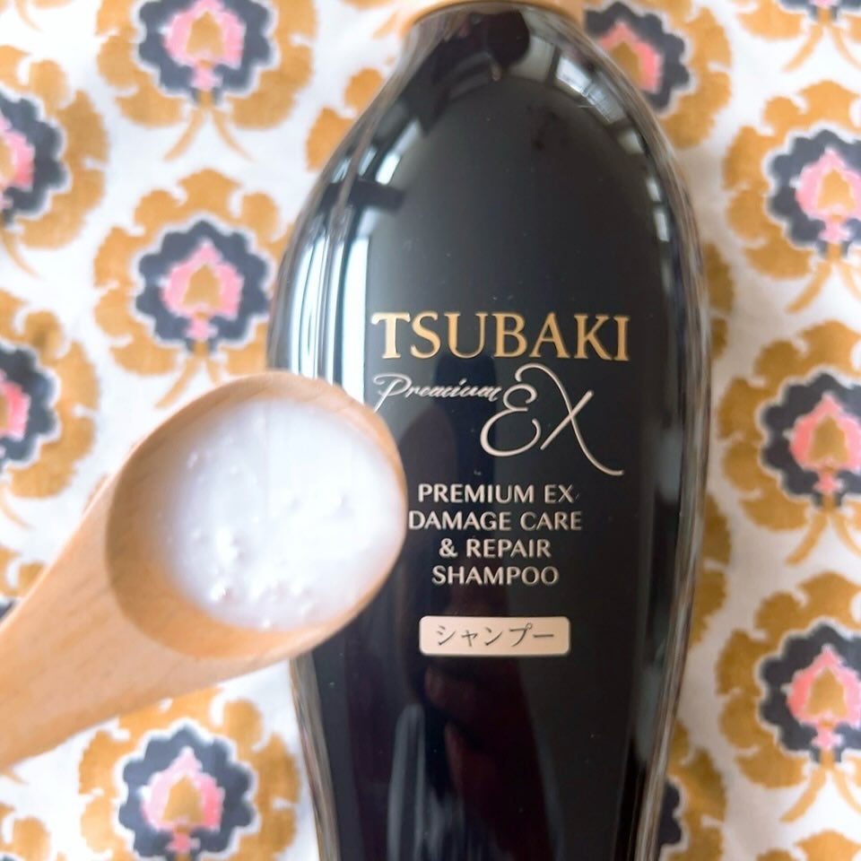 TSUBAKI プレミアムEX ダメージケア&リペア シャンプー/コンディショナートリートメント/TSUBAKI/シャンプー・コンディショナーを使ったクチコミ(2枚目)