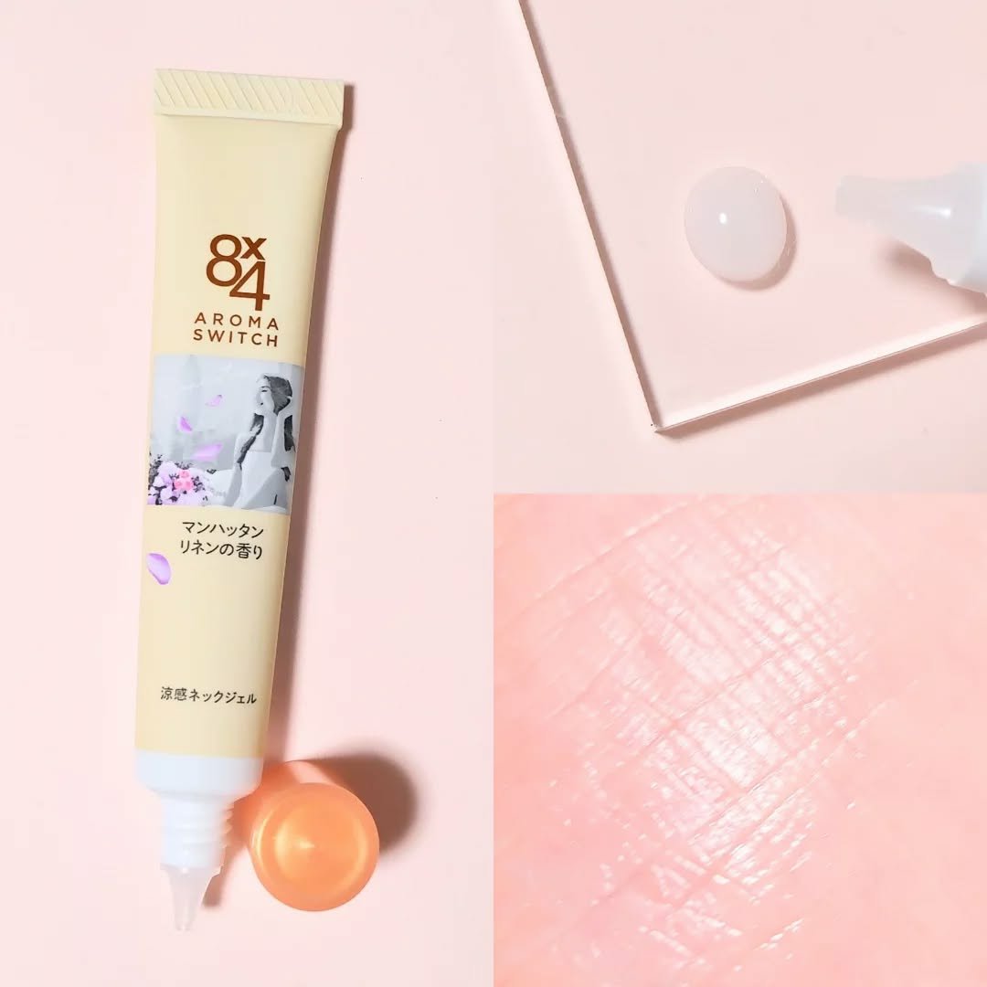 8x4 アロマスイッチ 涼感ネックジェル マンハッタンリネンの香り/８ｘ４/デオドラント・制汗剤を使ったクチコミ（2枚目）