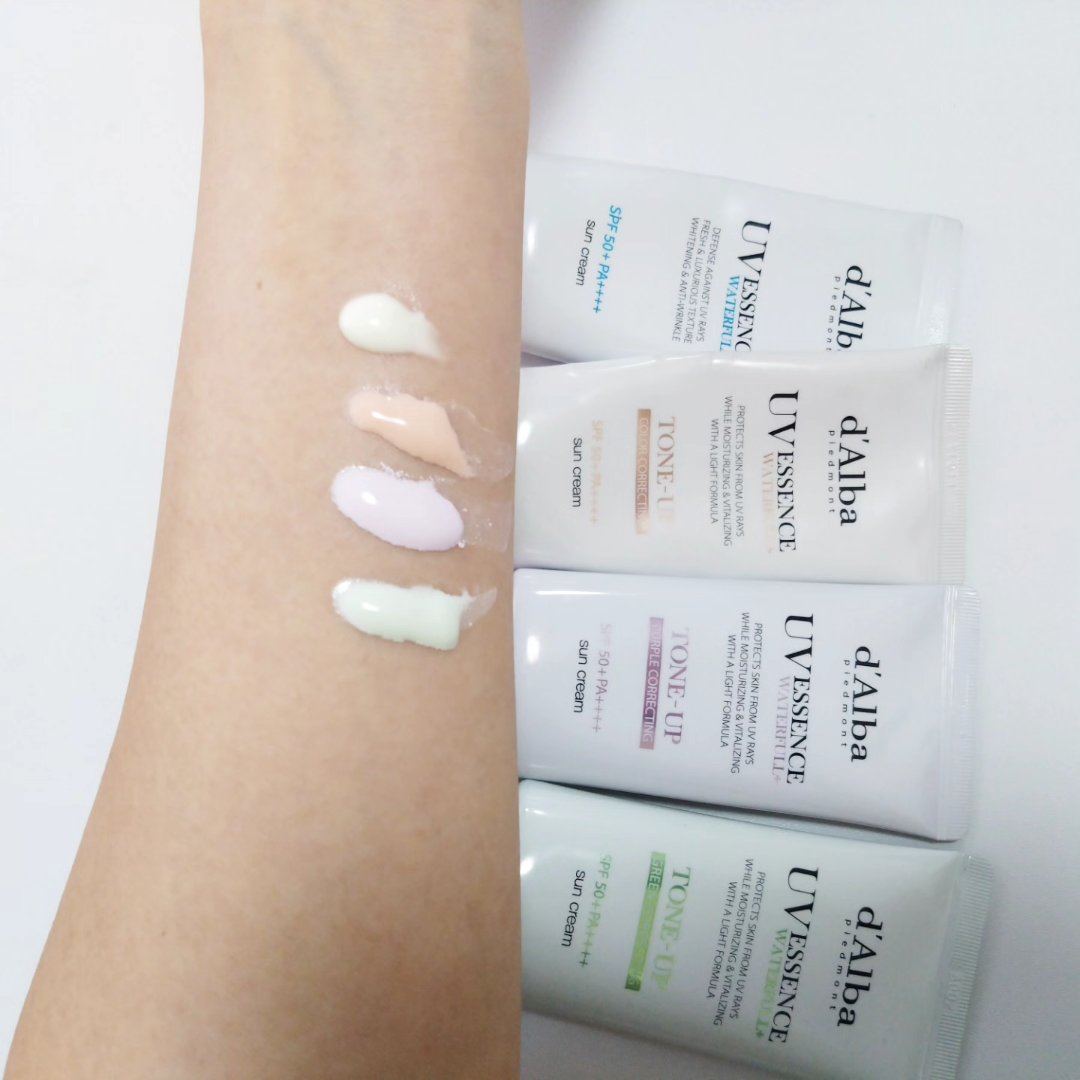 ダルバ ウォータフル トーンアップ サンクリーム(パープル)/ダルバ/日焼け止めクリームを使ったクチコミ（3枚目）