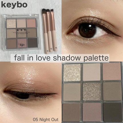 KEYBO FALL IN LOVE SHADOW PALETTE/keybo/アイシャドウパレットを使ったクチコミ(1枚目)