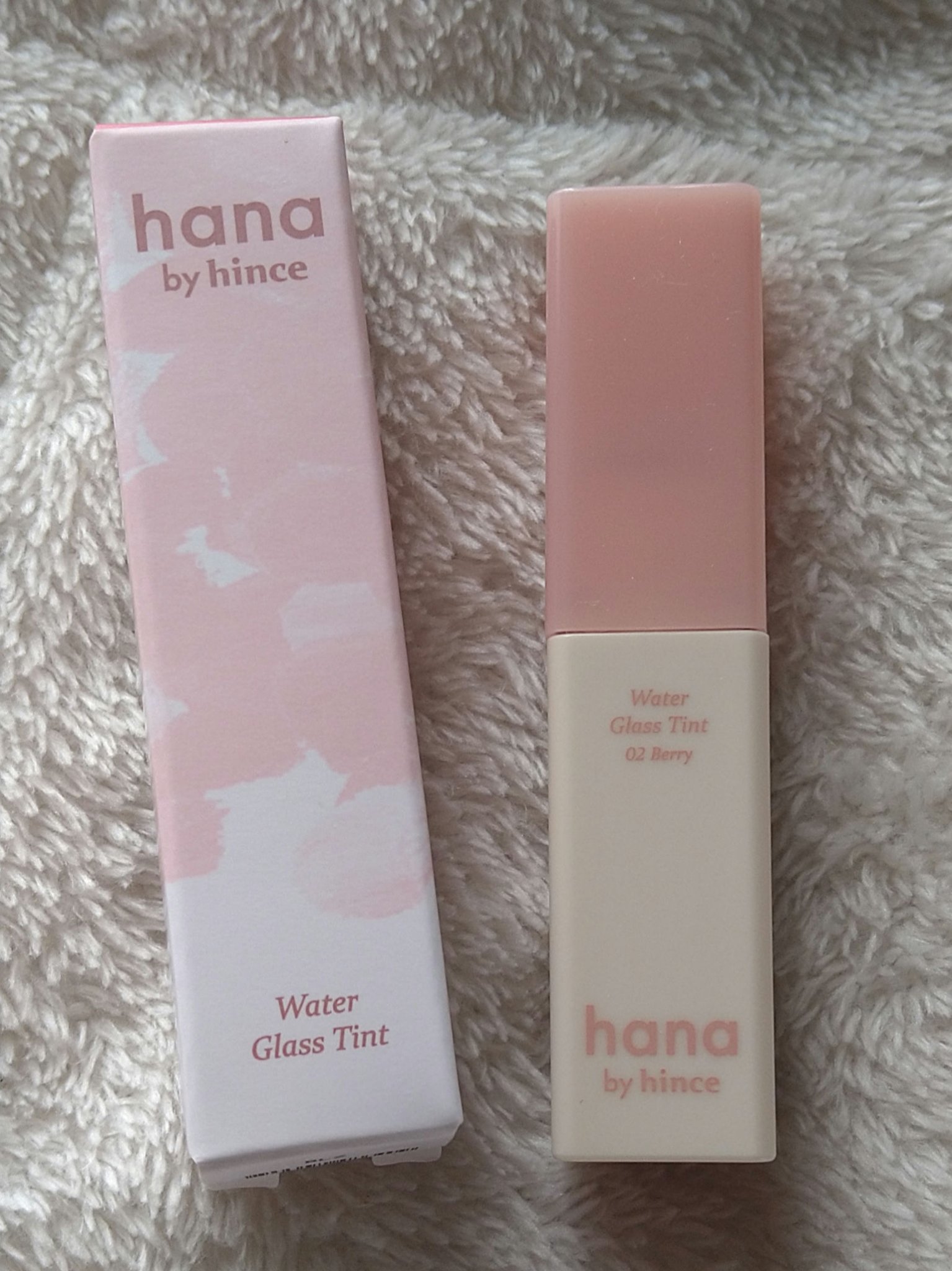 ウォーターグラスティント/hana by hince/口紅を使ったクチコミ（1枚目）