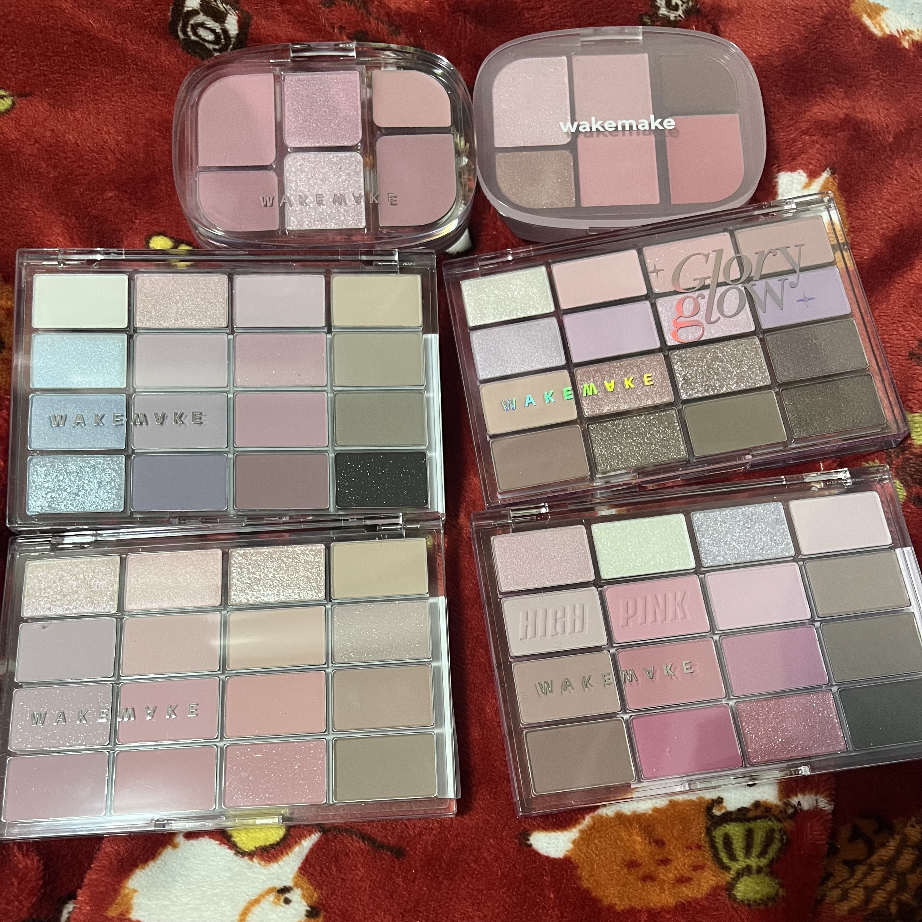 ソフトブラーリングアイパレット/wakemake/アイシャドウパレットを使ったクチコミ（1枚目）