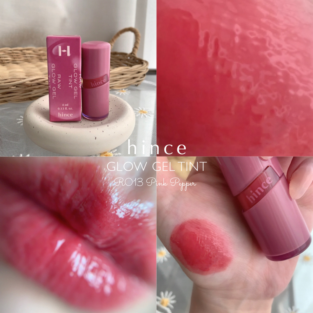 ロウグロウジェルティント R013 ピンクペッパー/hince/リップティントを使ったクチコミ（1枚目）