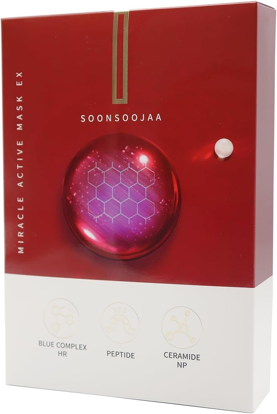 Soonsoojaa フェイスマスク ミミズペプチド ミラクルアクティブマスク soonsoojaa