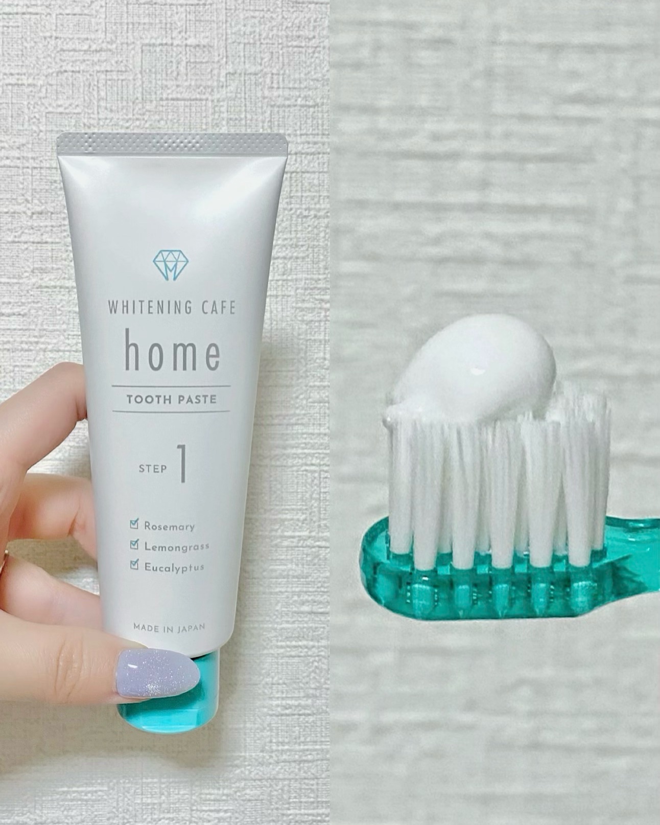 ホワイトニングカフェホーム/WHITENING CAFEhome/歯磨き粉を使ったクチコミ（1枚目）