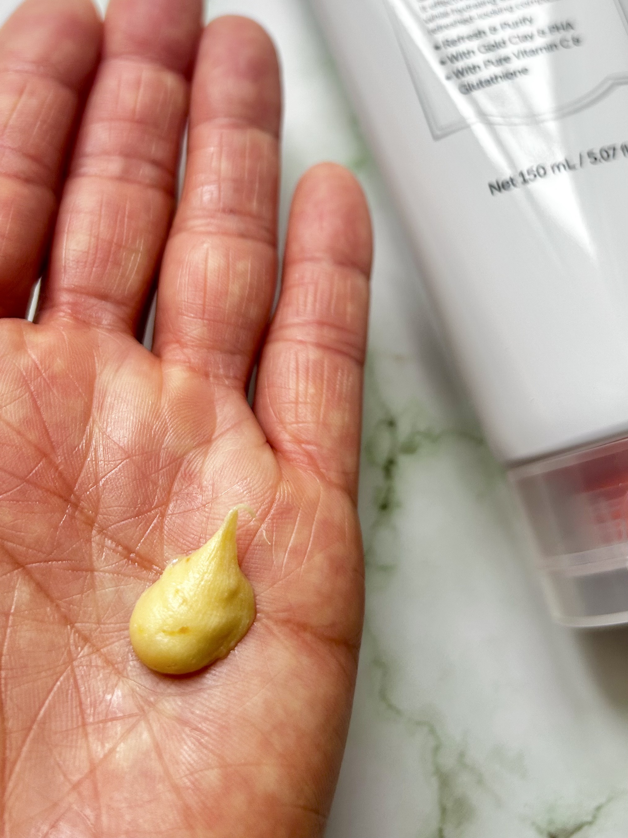 ヒアルビタグルパッククレンザー/Klairs/洗顔フォームを使ったクチコミ（3枚目）